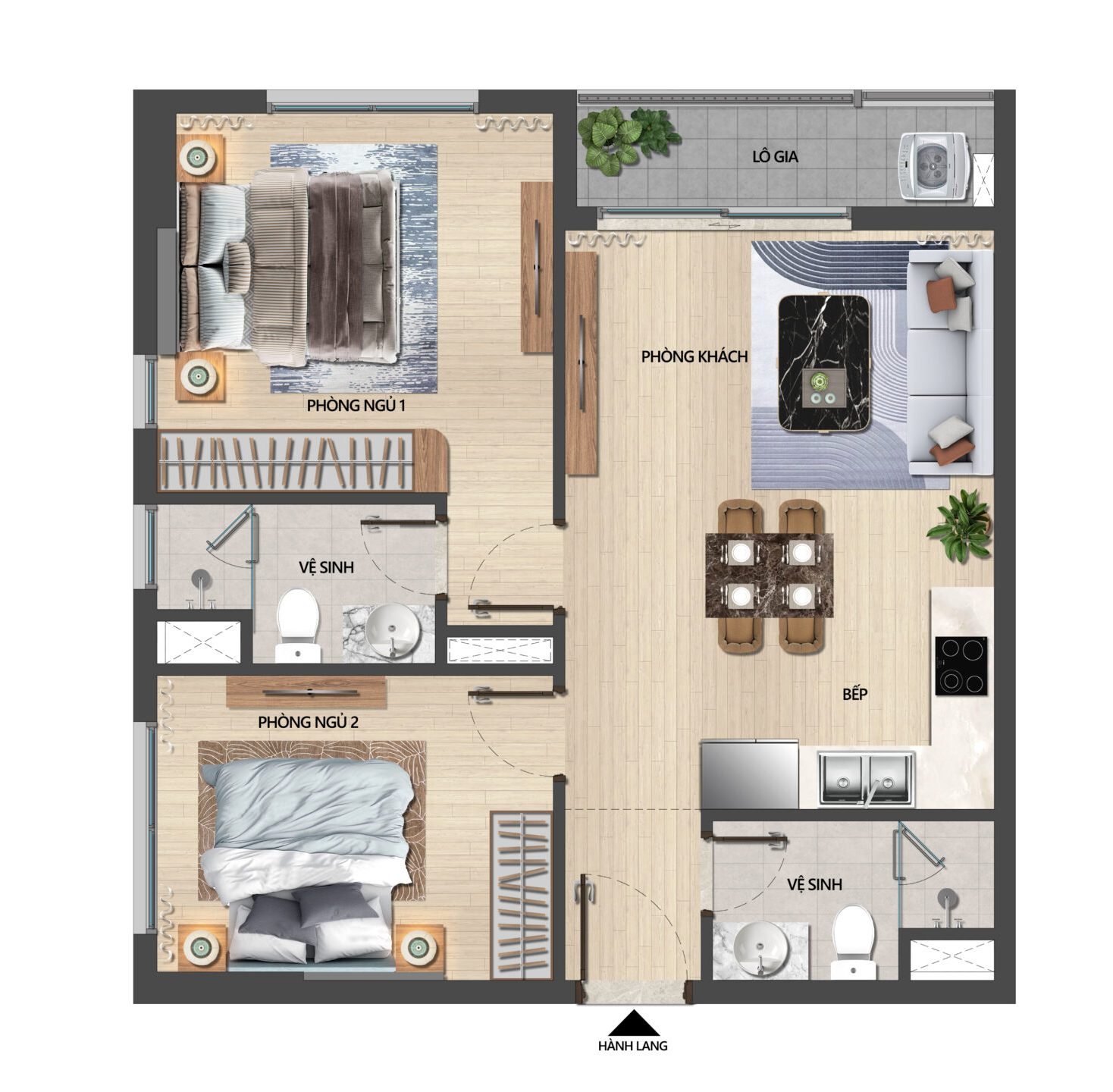 2PN Floorplan