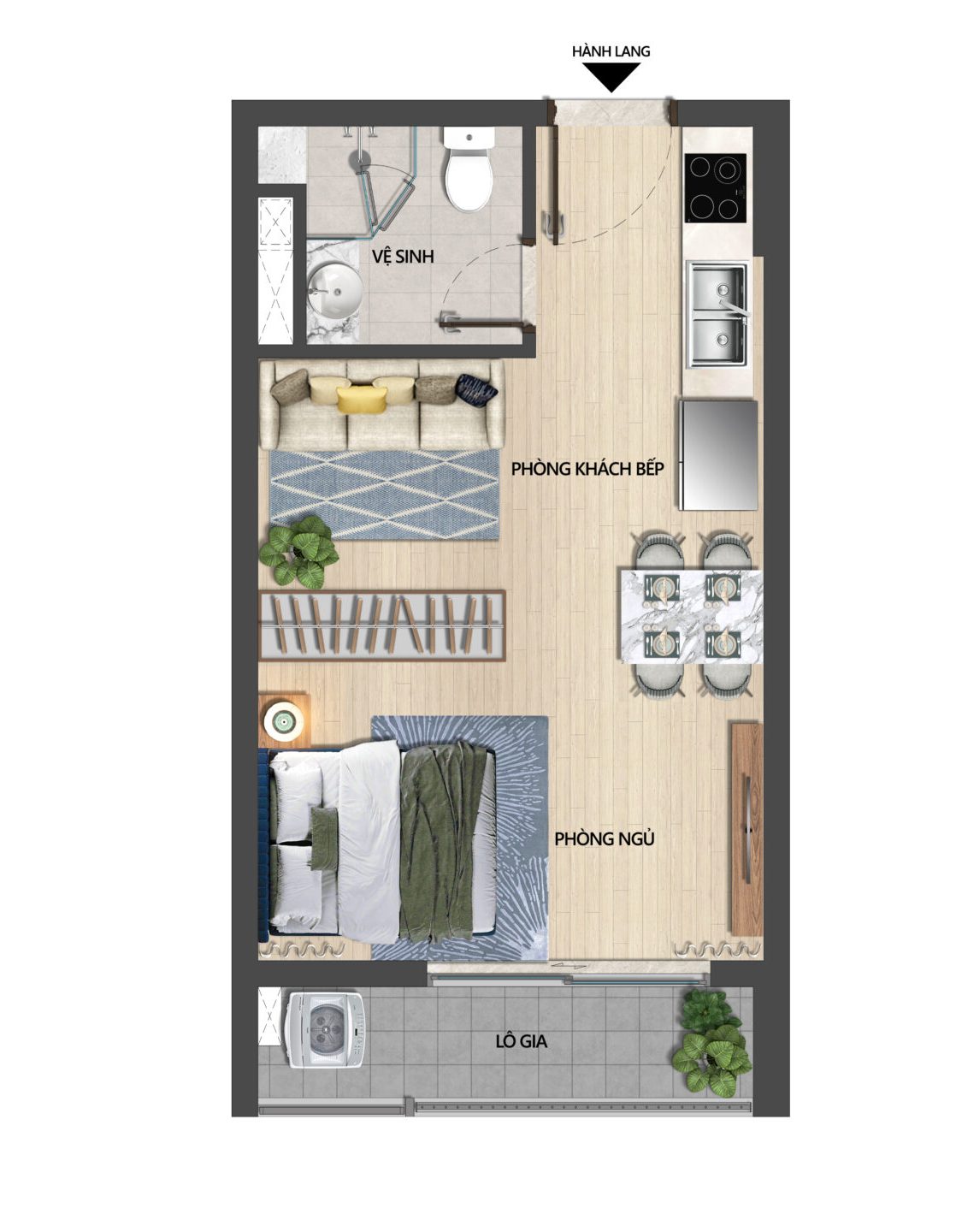 Studio Floorplan